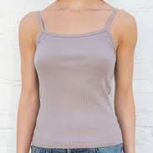 Mauve Ribbed Tank Top